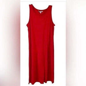 Elizabeth and James 100% cotton midi/maxi casual dress in cosmic lava, size M
